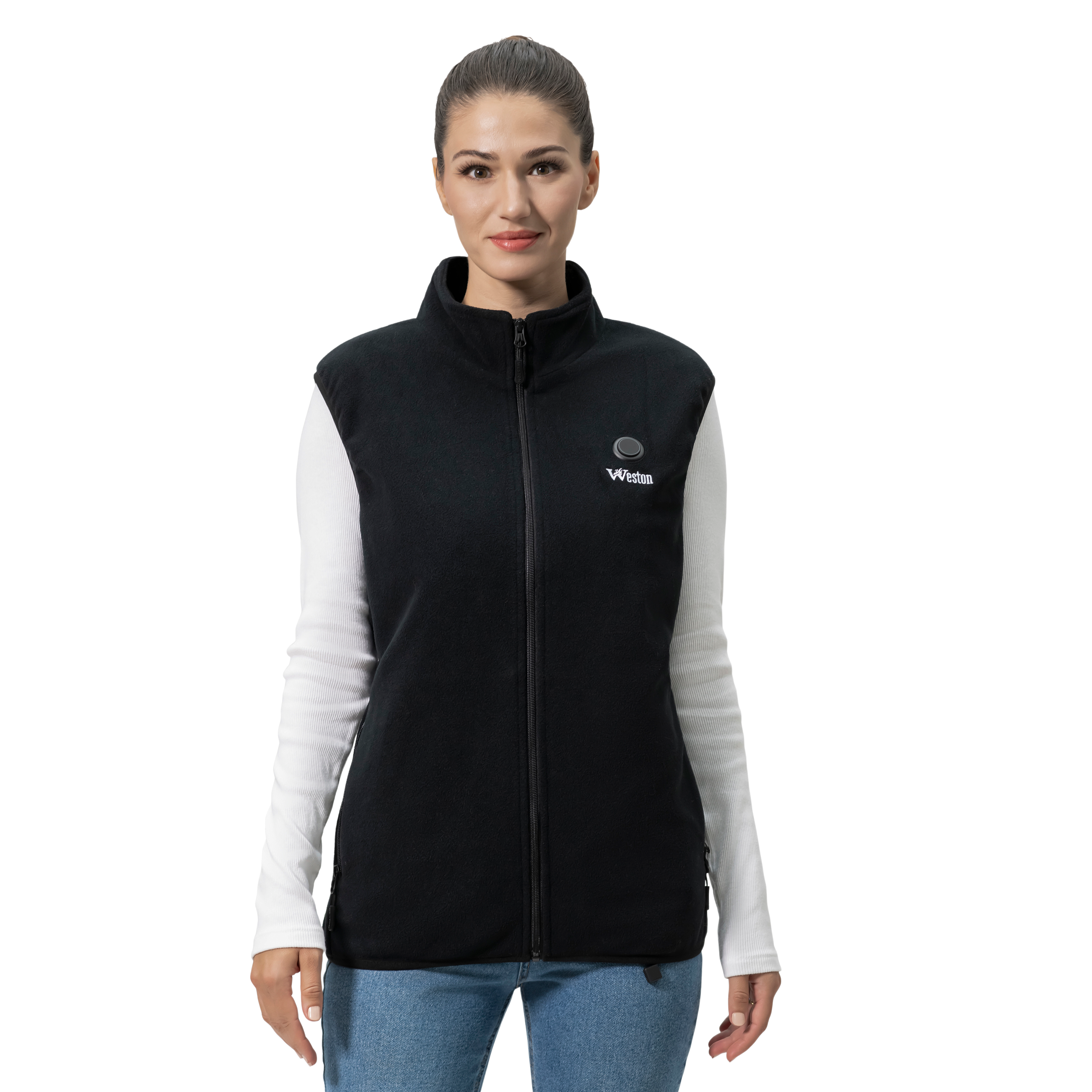 The north face women's fleece cheap vests