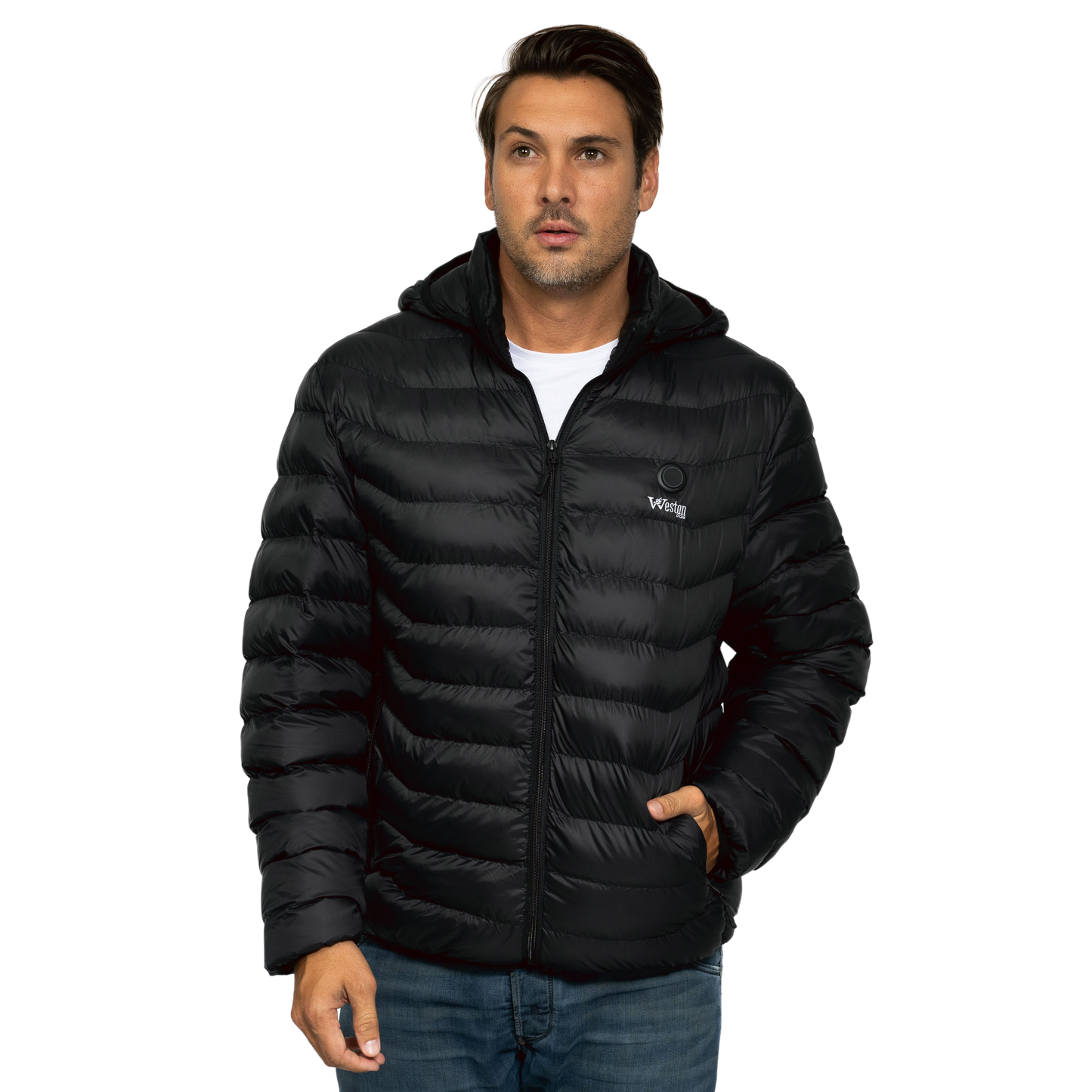 Men's upgraded heated jacket 7.4V – Weston Store