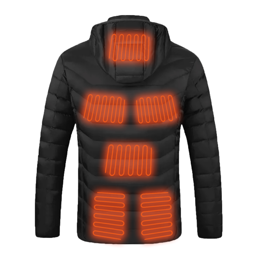 Men Women Electric Coat Heated Cloth Jacket USB Warm Up Heating Pad Body  Warmer